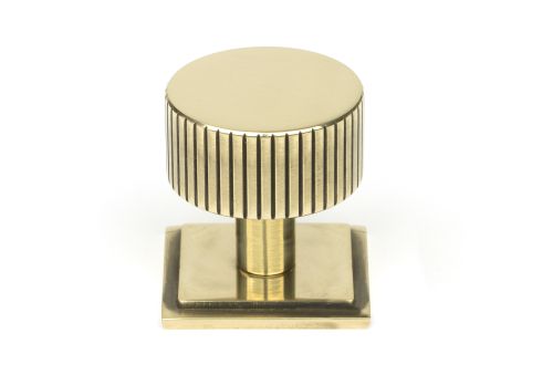 Click Here To Enlarge This Photo Of 50382 From the Anvil Aged Brass Judd Cabinet Knob - 32mm &lpar;Square&rpar;