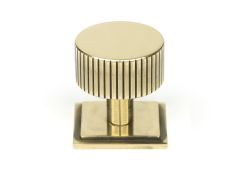 50382 From the Anvil Aged Brass Judd Cabinet Knob - 32mm &lpar;Square&rpar;