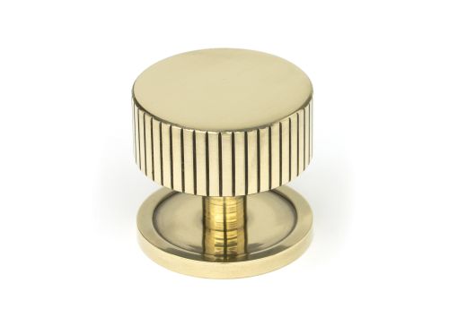 Click Here To Enlarge This Photo Of 50383 From the Anvil Aged Brass Judd Cabinet Knob - 38mm &lpar;Plain&rpar;