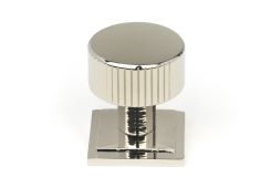 50389 From the Anvil Polished Nickel Judd Cabinet Knob - 25mm &lpar;Plain&rpar;