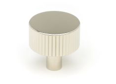 50393 From the Anvil Polished Nickel Judd Cabinet Knob - 32mm &lpar;No rose&rpar;