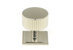 50394 From the Anvil Polished Nickel Judd Cabinet Knob - 32mm &lpar;Square&rpar;