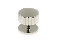 50395 From the Anvil Polished Nickel Judd Cabinet Knob - 38mm &lpar;Plain&rpar;