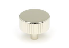 50396 From the Anvil Polished Nickel Judd Cabinet Knob - 38mm &lpar;No rose&rpar;