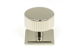 50397 From the Anvil Polished Nickel Judd Cabinet Knob - 38mm &lpar;Square&rpar;