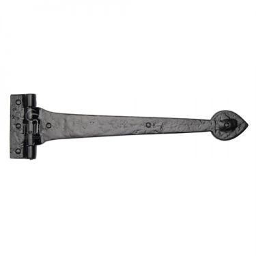Click Here To Enlarge This Photo Of TC450 457 M&period;Marcus The Tudor Collection Strap Hinge 18" Black Iron