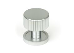 50412 From the Anvil Satin Chrome Judd Cabinet Knob - 25mm &lpar;Plain&rpar;