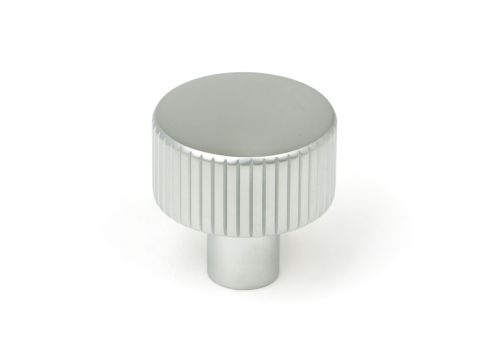 Click Here To Enlarge This Photo Of 50413 From the Anvil Satin Chrome Judd Cabinet Knob - 25mm &lpar;No rose&rpar;
