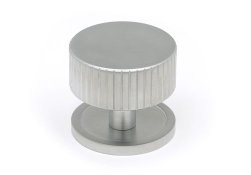 Click Here To Enlarge This Photo Of 50418 From the Anvil Satin Chrome Judd Cabinet Knob - 38mm &lpar;Plain&rpar;