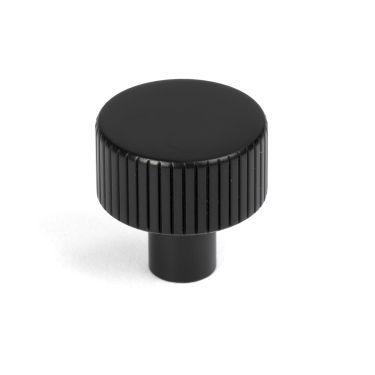 Click Here To Enlarge This Photo Of 50425 From the Anvil Matt Black Judd Cabinet Knob - 25mm &lpar;No rose&rpar;