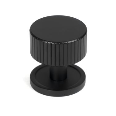 Click Here To Enlarge This Photo Of 50427 From the Anvil Matt Black Judd Cabinet Knob - 32mm &lpar;Plain&rpar;