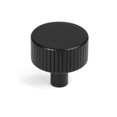 Click Here To Enlarge This Photo Of 50428 From the Anvil Matt Black Judd Cabinet Knob - 32mm &lpar;No rose&rpar;