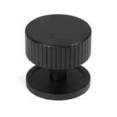 50430 From the Anvil Matt Black Judd Cabinet Knob - 38mm &lpar;Plain&rpar;