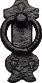 TC458 M&period;Marcus M&period;Marcus The Tudor Collection Cabinet Ring Pull on Plate Black Iron