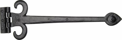 Click Here To Enlarge This Photo Of TC460 457 M&period;Marcus The Tudor Collection Fleur De Lys Hinge 18" Black Iron