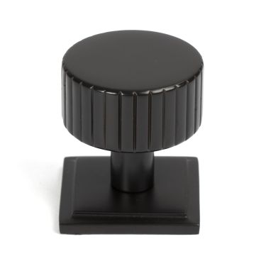 Click Here To Enlarge This Photo Of 50453 From the Anvil Aged Bronze Judd Cabinet Knob - 32mm &lpar;Square&rpar;