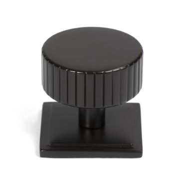 Click Here To Enlarge This Photo Of 50456 From the Anvil Aged Bronze Judd Cabinet Knob - 38mm &lpar;Square&rpar;