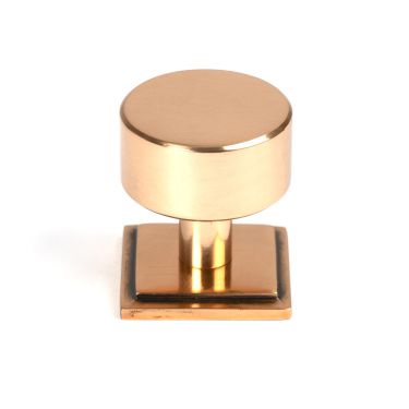 Click Here To Enlarge This Photo Of 50465 From the Anvil Polished Bronze Kelso Cabinet Knob - 32mm &lpar;Square&rpar;