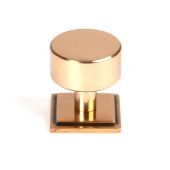 50465 From the Anvil Polished Bronze Kelso Cabinet Knob - 32mm &lpar;Square&rpar;