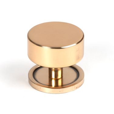 Click Here To Enlarge This Photo Of 50466 From the Anvil Polished Bronze Kelso Cabinet Knob - 38mm &lpar;Plain&rpar;