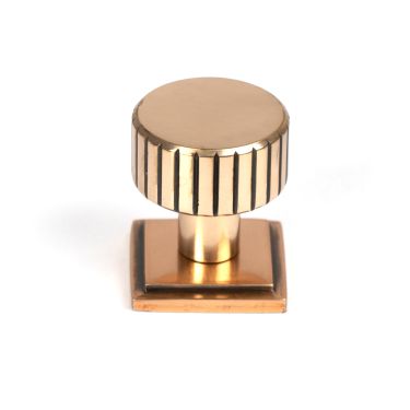 Click Here To Enlarge This Photo Of 50474 From the Anvil Polished Bronze Judd Cabinet Knob - 25mm &lpar;Square&rpar;