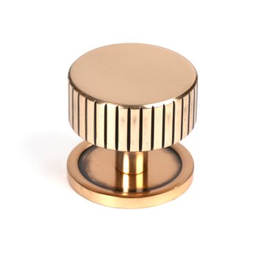 Click Here To Enlarge This Photo Of 50478 From the Anvil Polished Bronze Judd Cabinet Knob - 38mm &lpar;Plain&rpar;