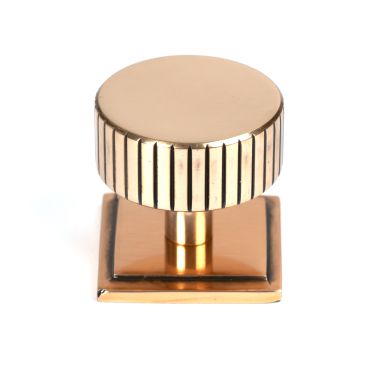 Click Here To Enlarge This Photo Of 50480 From the Anvil Polished Bronze Judd Cabinet Knob - 38mm &lpar;Square&rpar;