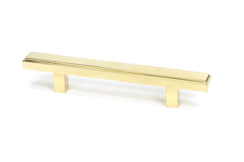 Click Here To Enlarge This Photo Of 50492 From the Anvil Polished Brass Scully Pull Handle - Small 96mm c&sol;c