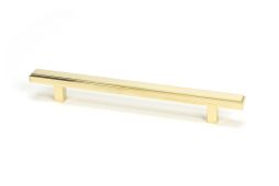 50493 From the Anvil Polished Brass Scully Pull Handle - Medium 160mm c&sol;c