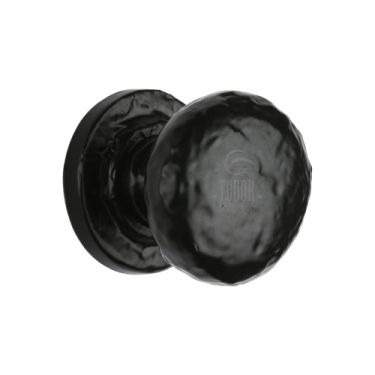 Click Here To Enlarge This Photo Of TC532 38 M&period;Marcus The Tudor Collection Cabinet Knob Rustic Round Design 38mm Black Iron