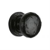 TC532 38 M&period;Marcus The Tudor Collection Cabinet Knob Rustic Round Design 38mm Black Iron