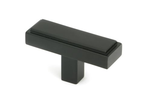 Click Here To Enlarge This Photo Of 50560 From the Anvil Matt Black Scully T-Bar Cabinet Knob