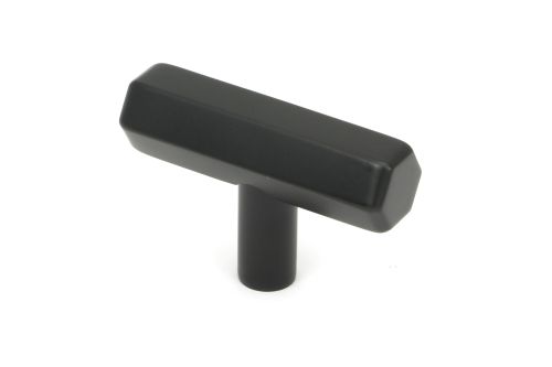 Click Here To Enlarge This Photo Of 50561 From the Anvil Matt Black Kahlo T-Bar Cabinet Knob