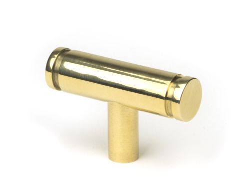 Click Here To Enlarge This Photo Of 50574 From the Anvil Polished Brass Kelso T-Bar Cabinet Knob