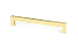 50672 From the Anvil Polished Brass Albers Pull Handle - Medium 160mm c&sol;c