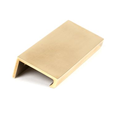 Click Here To Enlarge This Photo Of 50688 From the Anvil Aged Brass 100mm Plain Edge Pull