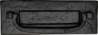 TC562 M&period;Marcus The Tudor Collection Postal Knocker Black Iron