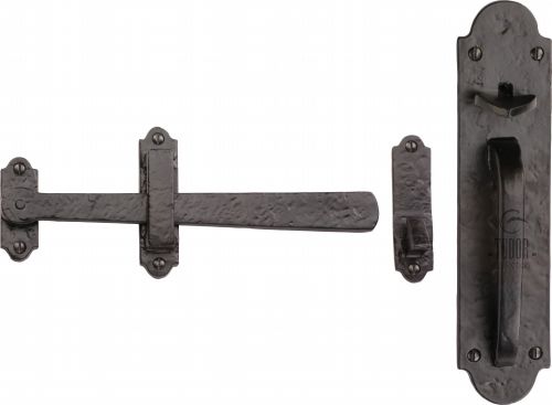 Click Here To Enlarge This Photo Of TC569 M&period;Marcus The Tudor Collection Gate Latch Black Iron