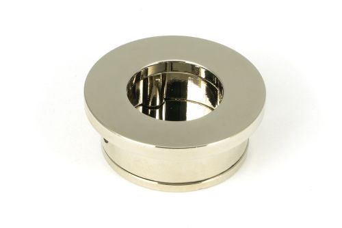 Click Here To Enlarge This Photo Of 50169 From the Anvil Polished Nickel 34mm Round Finger Edge Pull