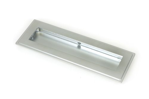 Click Here To Enlarge This Photo Of 50636 From the Anvil Satin Chrome 175mm Art Deco Rectangular Pull