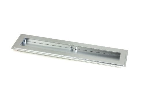 Click Here To Enlarge This Photo Of 50637 From the Anvil Satin Chrome 250mm Art Deco Rectangular Pull