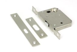 50663 From the Anvil Polished Nickel 50mm Bathroom Sliding Door Lock