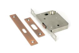 50664 From the Anvil Polished Bronze 50mm Bathroom Sliding Door Lock