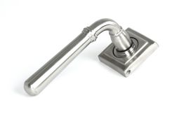 46539 From the Anvil Satin Marine SS &lpar;316&rpar; Newbury Lever on Rose Set &lpar;Square&rpar; - Unsprung