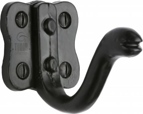 Click Here To Enlarge This Photo Of TC695 M&period;Marcus The Tudor Collection Single Coat Hook Black Iron