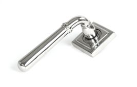 46543 From the Anvil Polished Marine SS &lpar;316&rpar; Newbury Lever on Rose Set &lpar;Square&rpar; - Unsprung