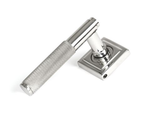 Click Here To Enlarge This Photo Of 49843 From the Anvil Satin Marine SS &lpar;316&rpar; Brompton Lever on Rose Set &lpar;Square&rpar;