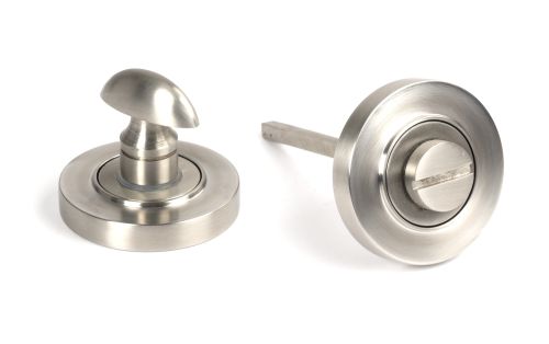 Click Here To Enlarge This Photo Of 49856 From the Anvil Satin Marine SS &lpar;316&rpar; Round Thumbturn Set &lpar;Plain&rpar;