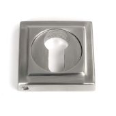 49875 From the Anvil Satin Marine SS &lpar;316&rpar; Round Euro Escutcheon &lpar;Square&rpar;