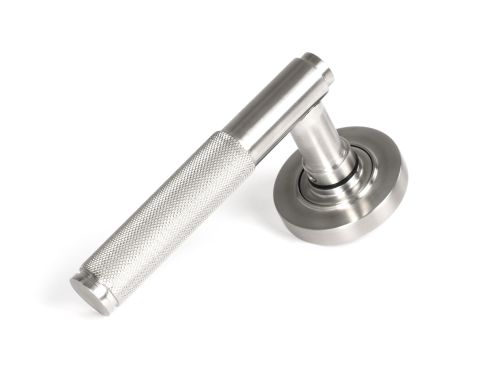 Click Here To Enlarge This Photo Of 50065 From the Anvil Satin Marine SS &lpar;316&rpar; Brompton Lever on Rose Set &lpar;Plain&rpar; - Unsprung